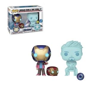 Funko Pop | Morgan Stark & Tony Stark 2-pack | Glow in the Dark